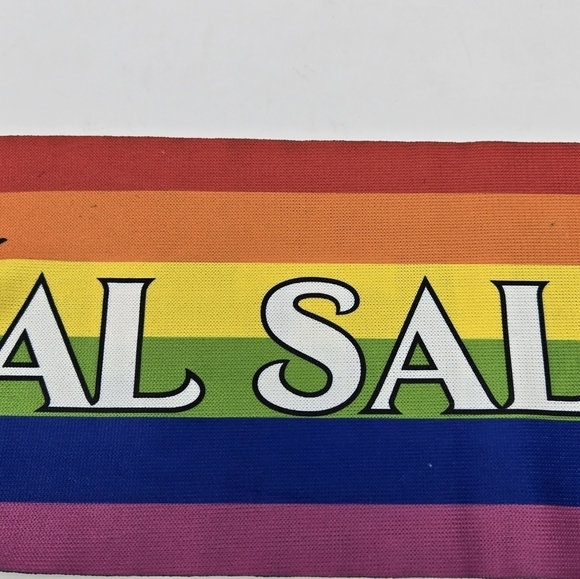 REAL SALT LAKE SOCCER RAINBOW SCARF LIMITED EDITION PRIDE FRINGE REVERSIBLE OS - Picture 11 of 16